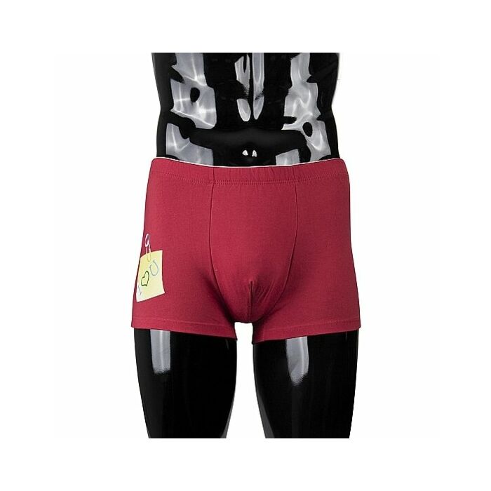 Funny boxers deep red i love you