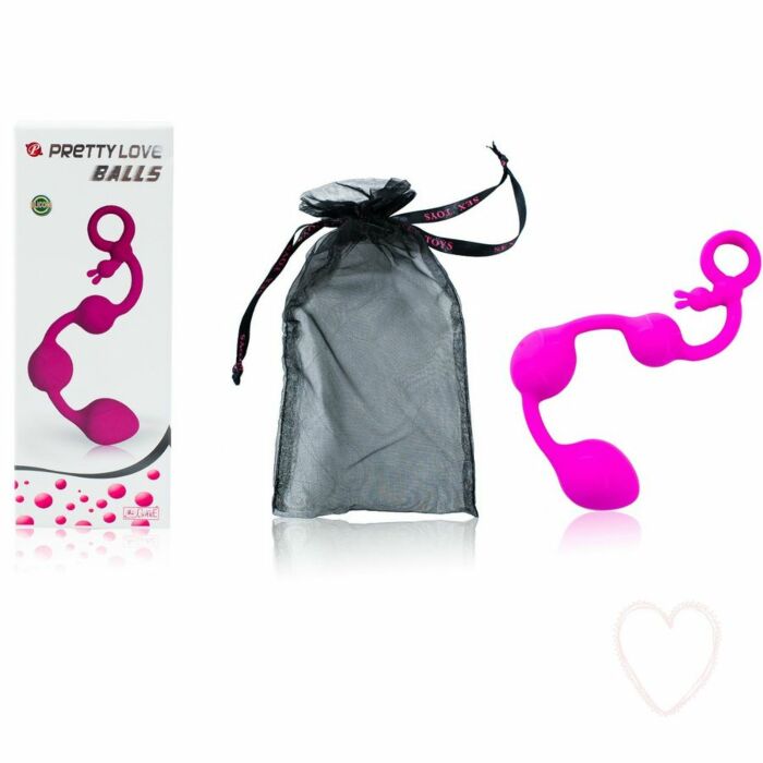 Pretty love flirtation balls three purple