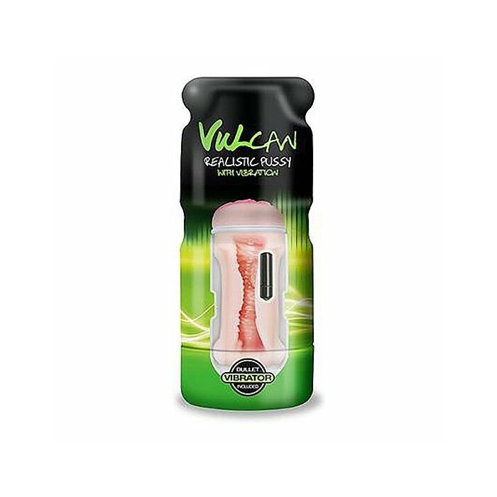 Vulcan realistic pussy w/vibration, cream