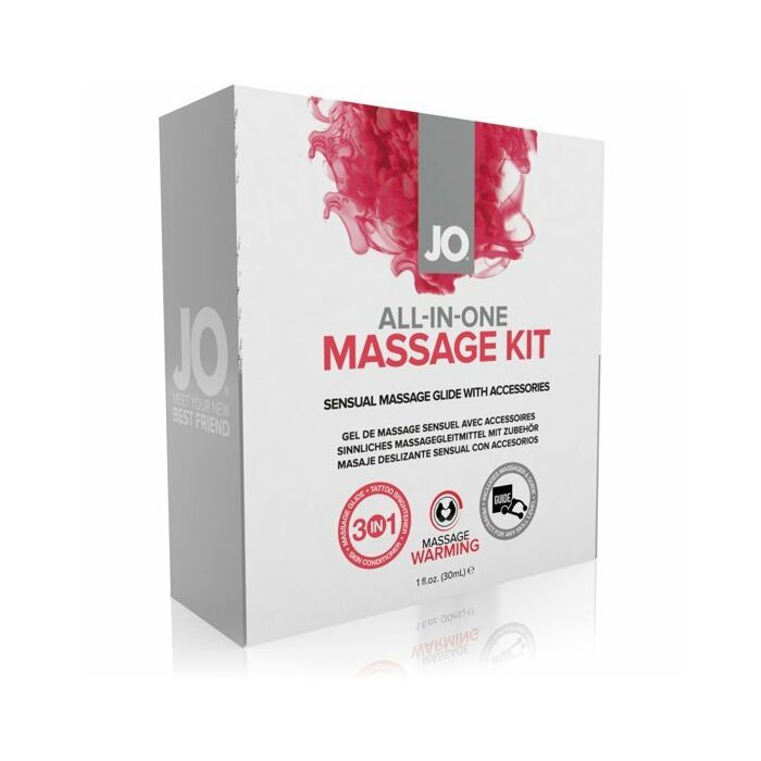 Jo all in one massage gift set white