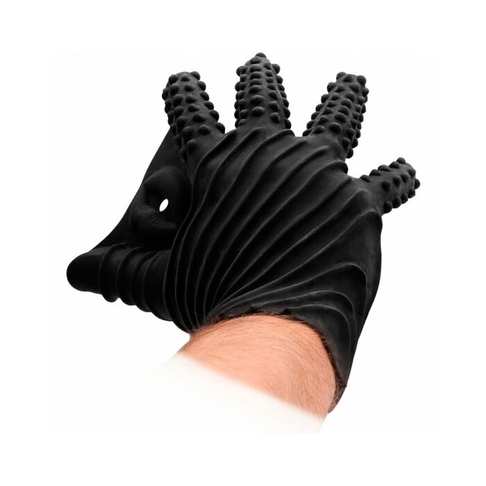 Masturbation glove - black