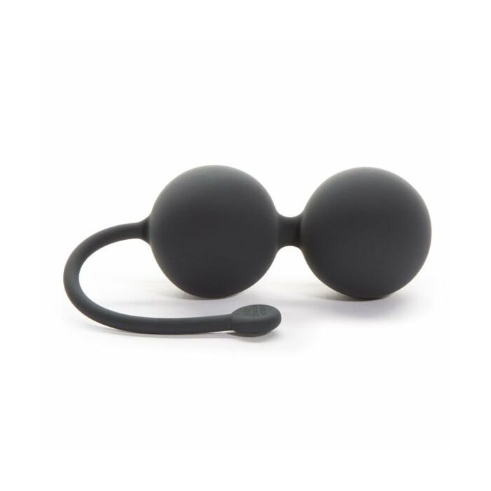 Fifty shades of grey silicone jiggle balls