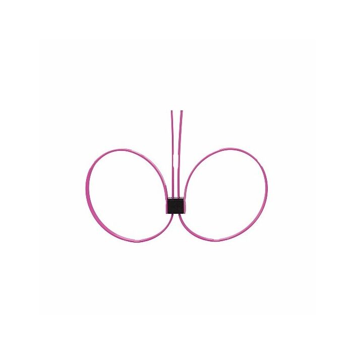 Zip tie cuffs extended pink
