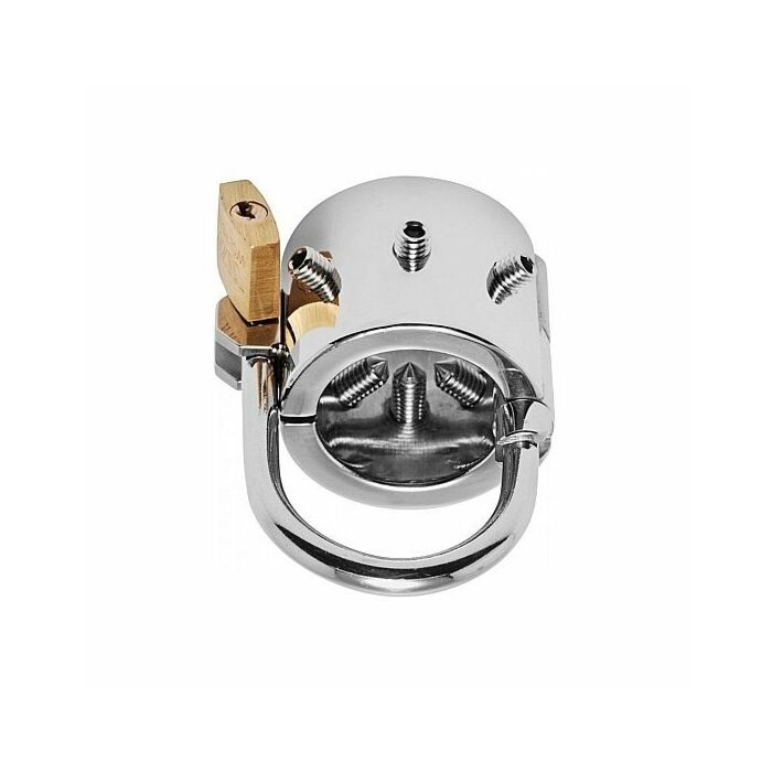 Spiked cbt ball stretcher scrotum seperator