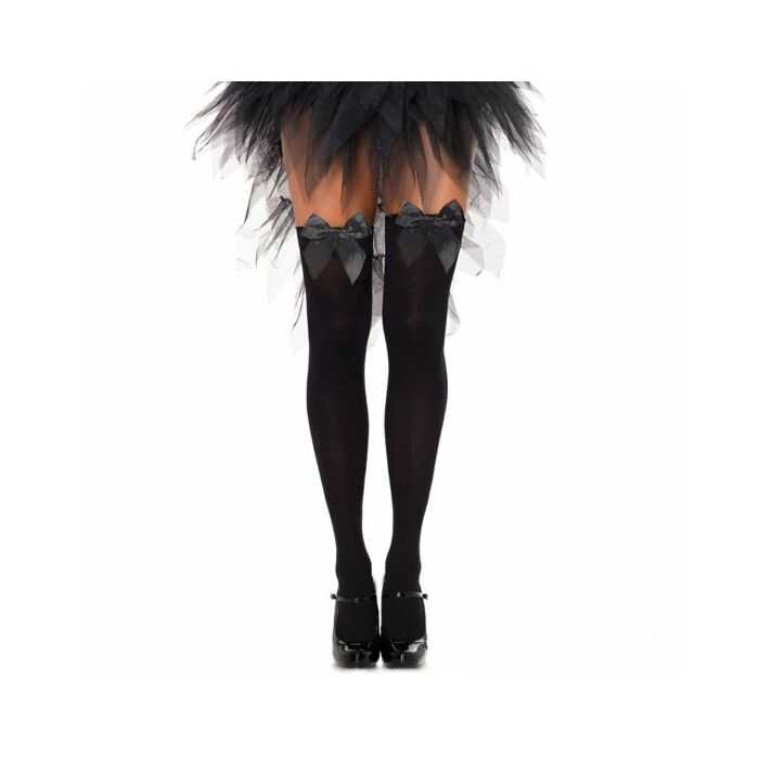 Black Bow Plus Stockings