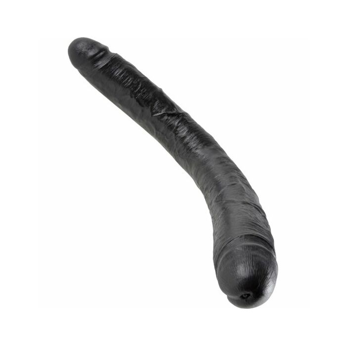 King cock 16 inch thick double black