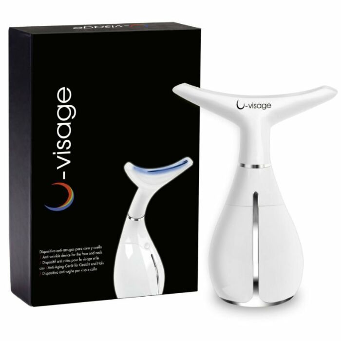U-visage portable device for daily face and neck skin care