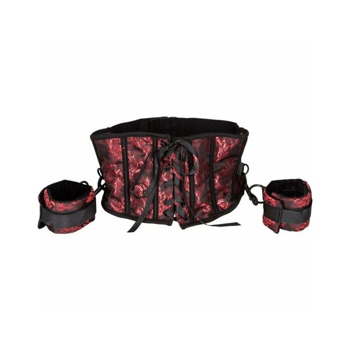 Scandal corset with cuffs