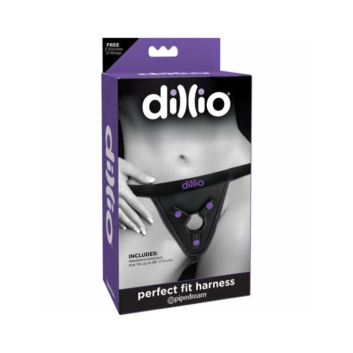 Dillio perfect fit harness purple
