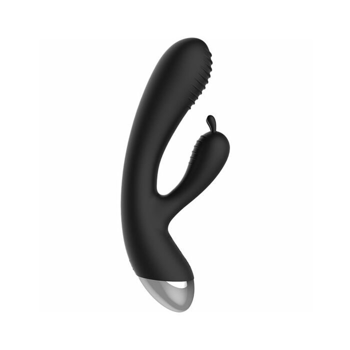 E-stimulation rabbit vibrator - black