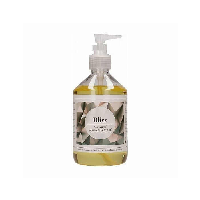 Bliss - unscented massage oil - 500 ml
