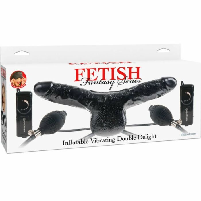 Fetish fantasy series inflatable vibrating double delight
