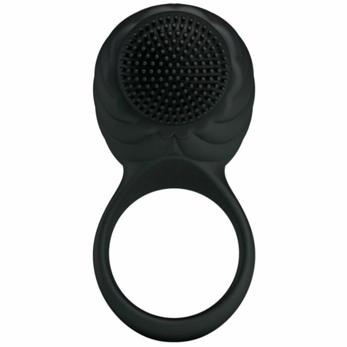 Pretty love male -  rotating and teaser rechargeable cockring florence - black
