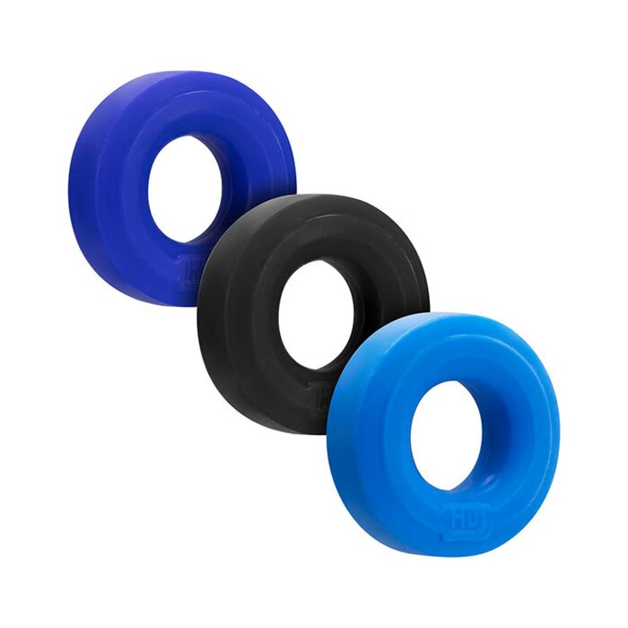 Huj3 kit 3 rings - blue