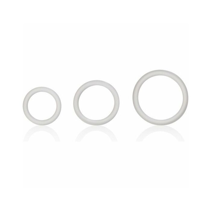 Silicone support rings clear