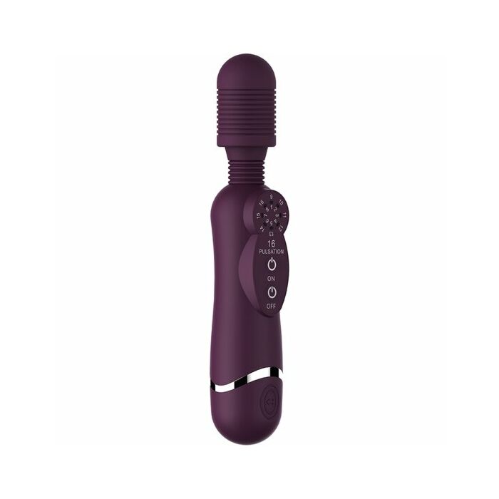 Silicone massage wand - purple