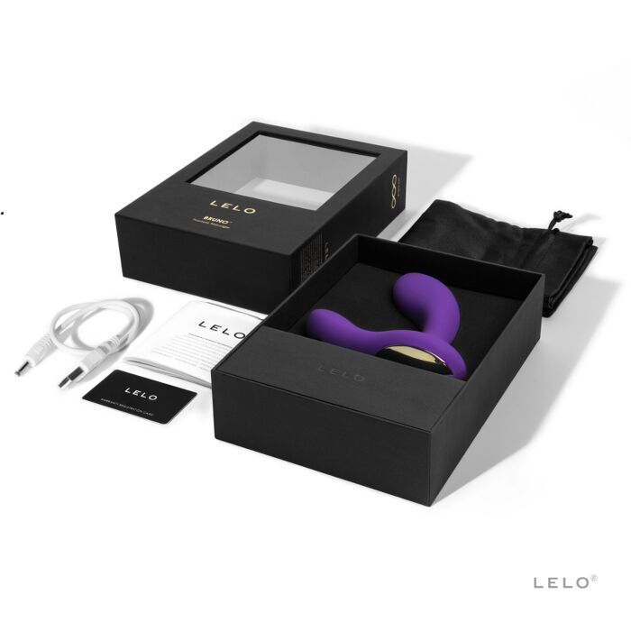 Lelo bruno prostate massager purple