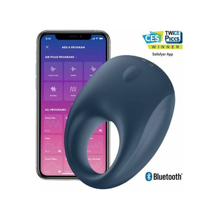 Satisfyer strong one - vibrating ring with app