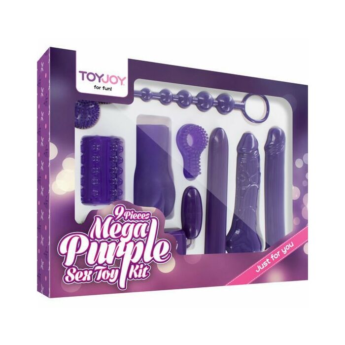Purple Mega Pleasure Kit 9 Pieces