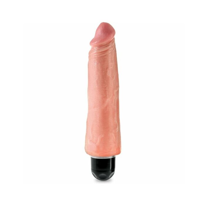 King cock 20.3 cm vibrating stiffy - flesh