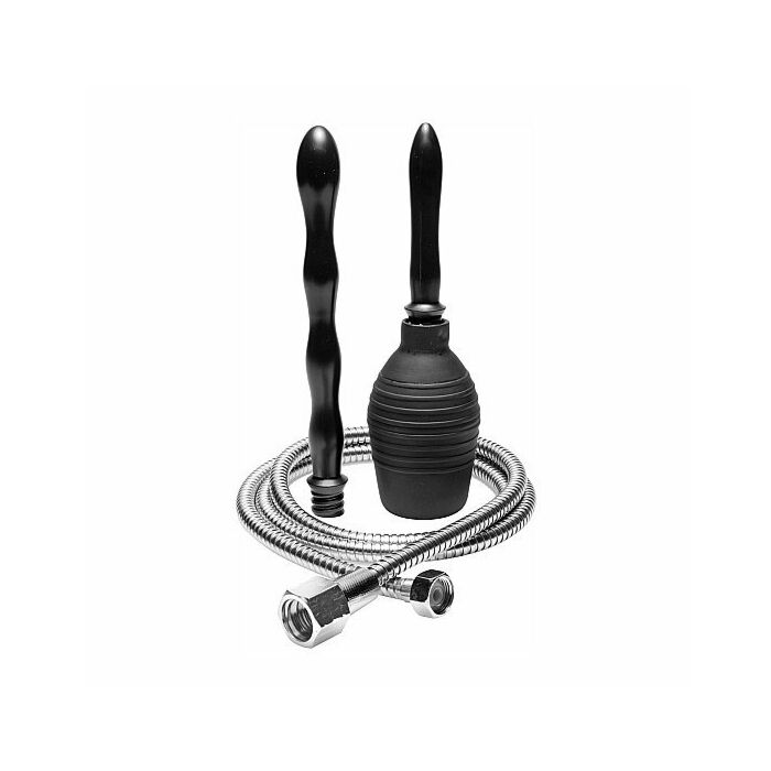 All-in-one shower enema system