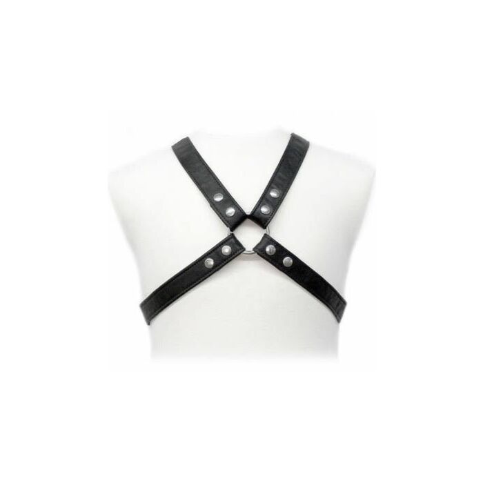Body leather basic harness in garment