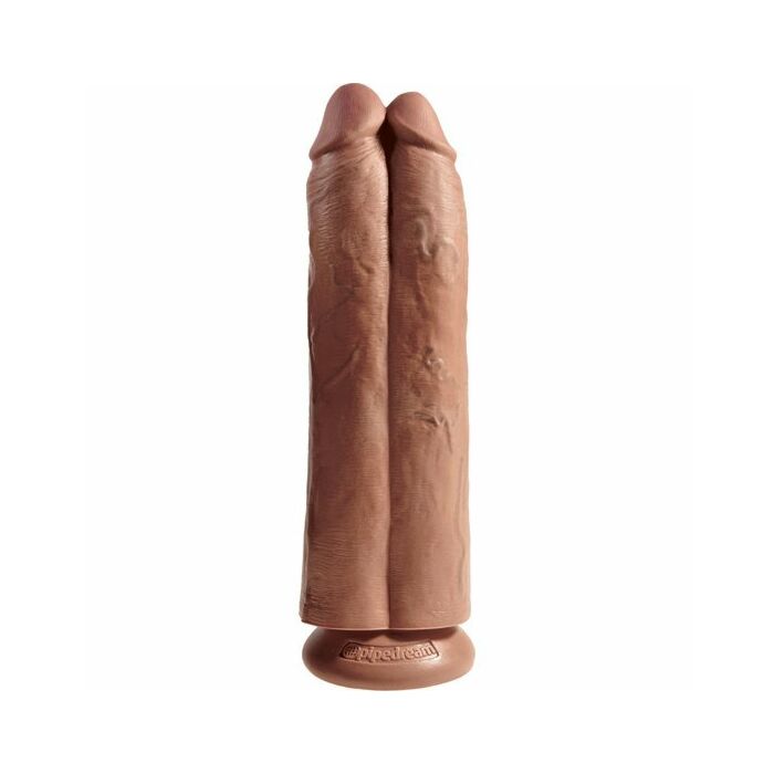 Two cocks one hole 11 inch - caramel