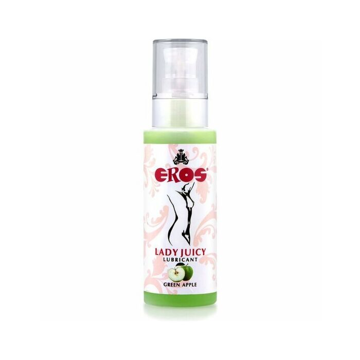 Eros lady juicy lubricant green apple 125ml