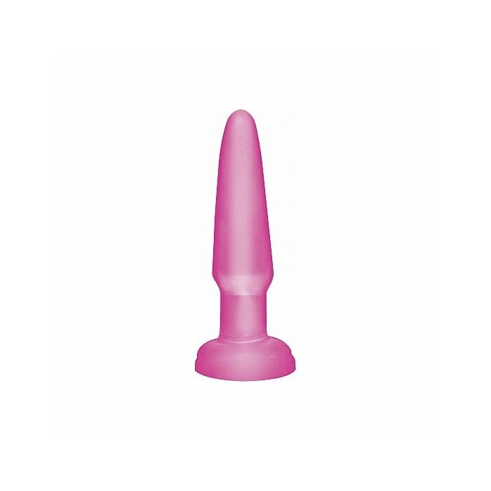 Basix rubber works mini butt plug pink 9 cm