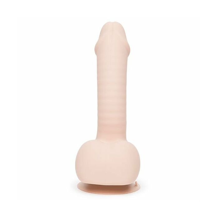 Uprize - remote control rising 15 cm vibrating realistic dildo pink flesh