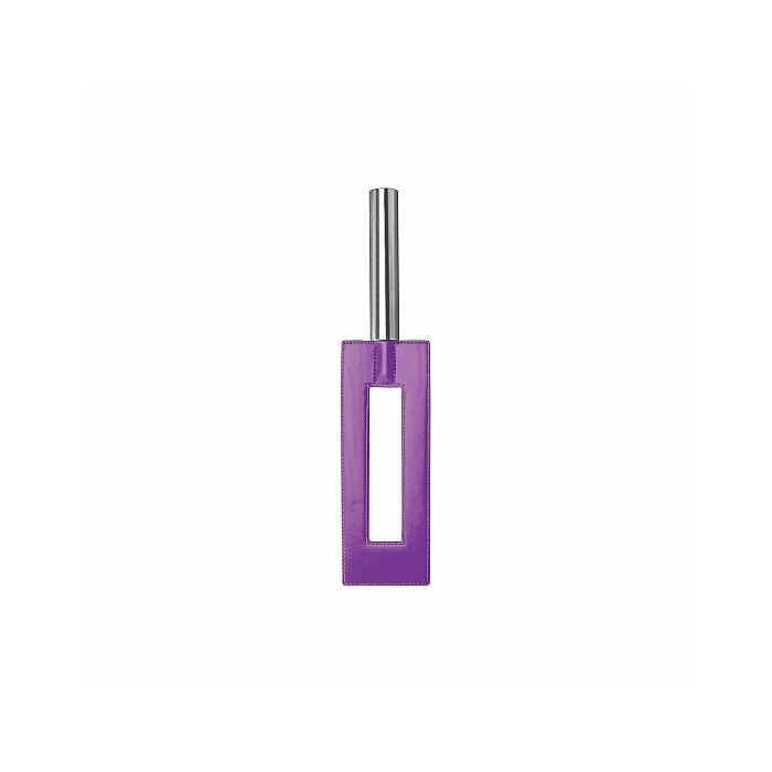 Leather gap paddle purple