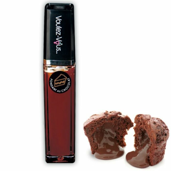 Voulez-vous light gloss with effect hot cold - chocolate fondant flavour