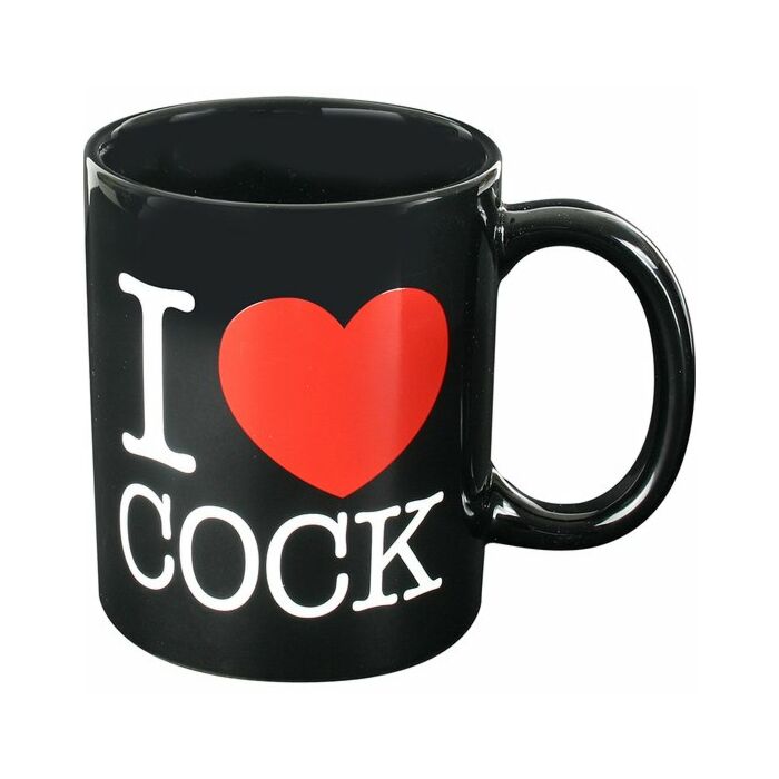 I love cock mug