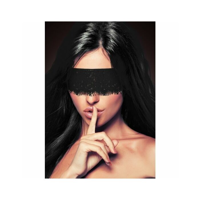 Mystere lace mask black