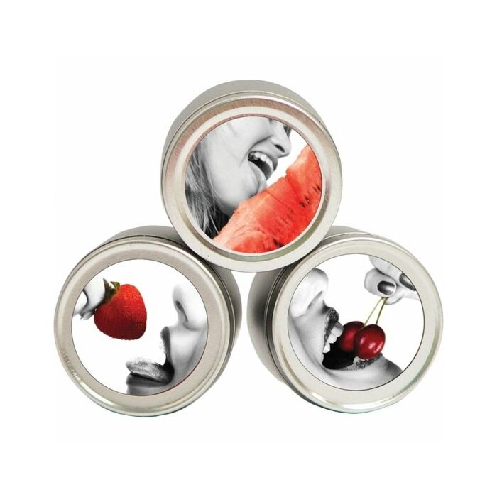 Earthly body candle trio ( three 2oz candles in skinny dip, dreamsicle)