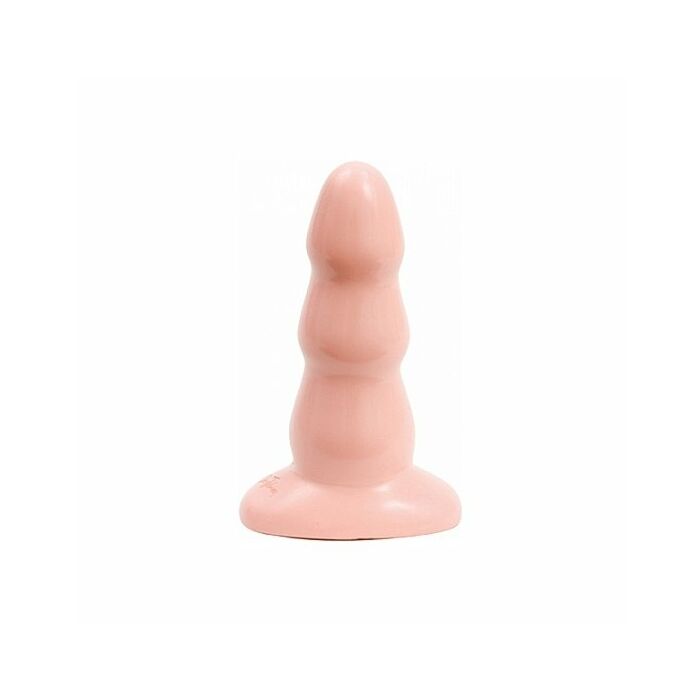 Triple ripple butt plug - medium - skin