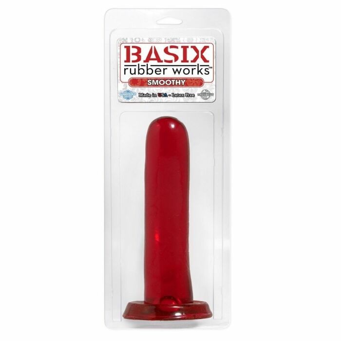 Basix rubber works smoothy 13 cm red