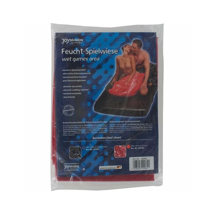 Sex fitted sheet red