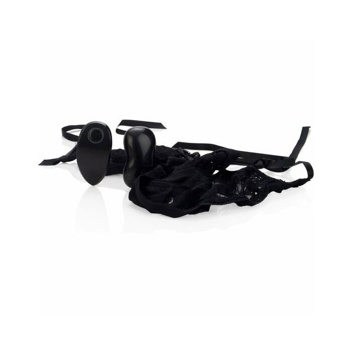 10-function panty with ties - black