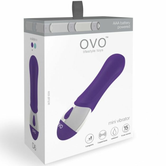 Ovo d6 mini vibrator purple