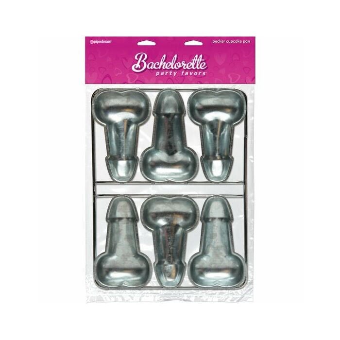 Bachelorette party favors pecker cupcake pan