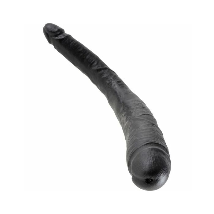King cock cock 16 inch tapered double black