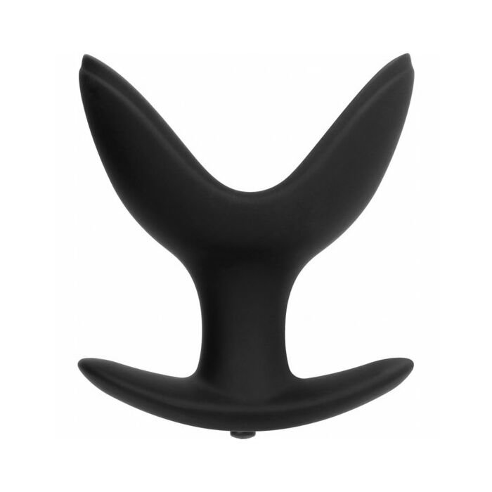 Butt plug - split 6 - 4 inch - black