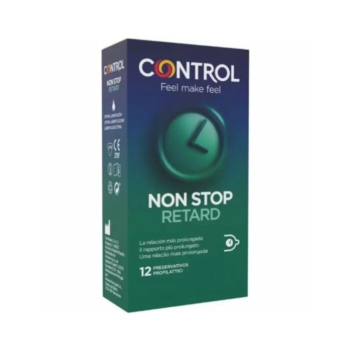 Non Stop Retard Condoms 12 units: Eternal Pleasure