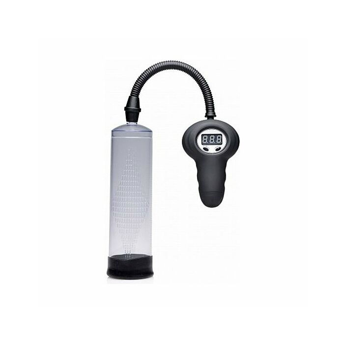 Digital penis pump - black