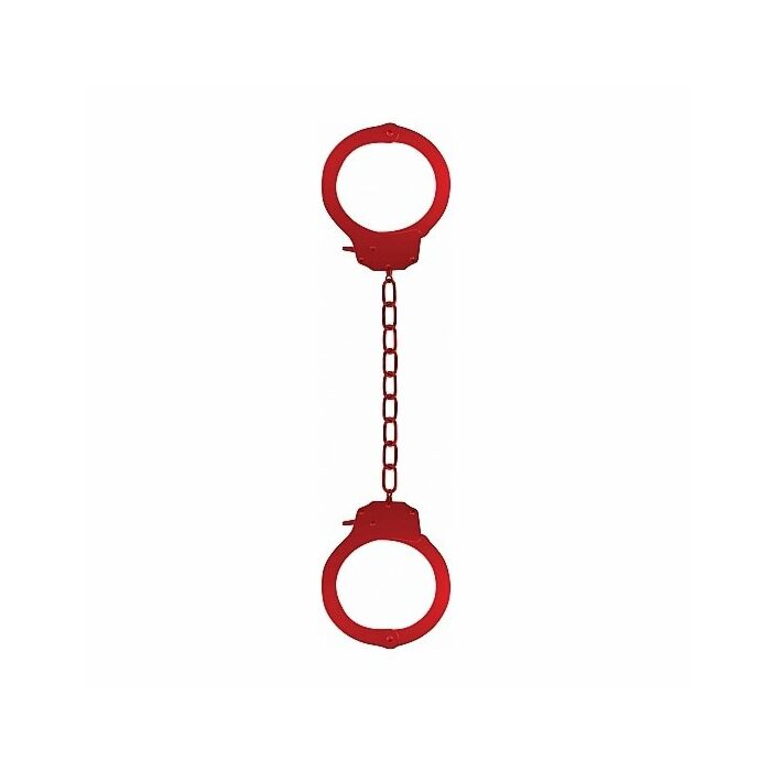 Pleasure legcuffs red