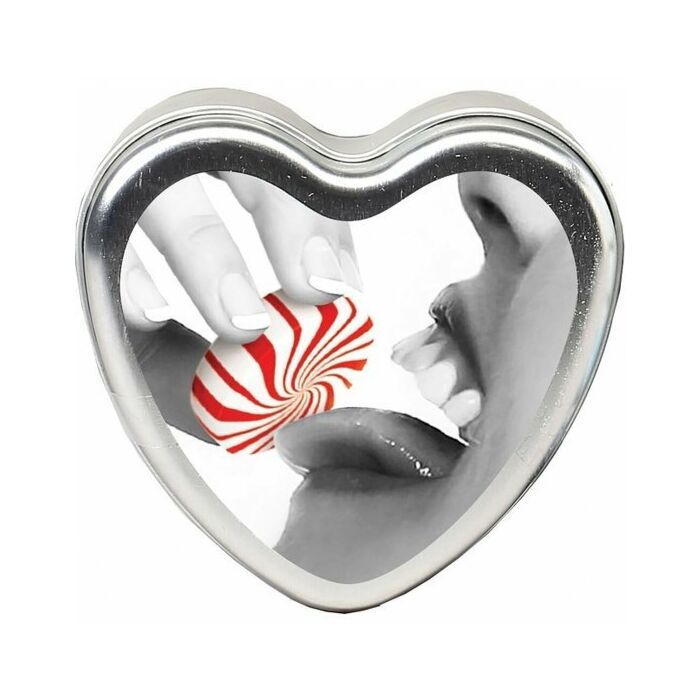 Earthly body mint edible massage candle