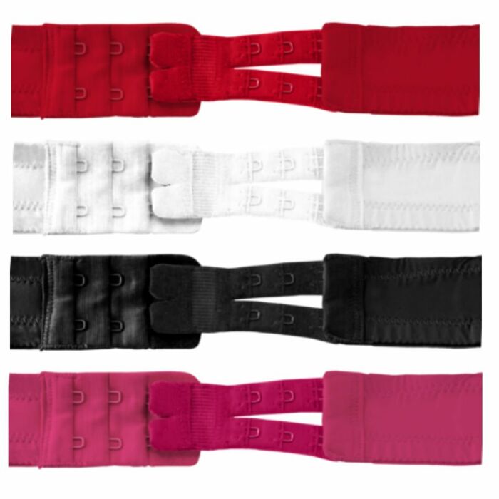 Byebra -flexible bra extenders 2 hook 4 units