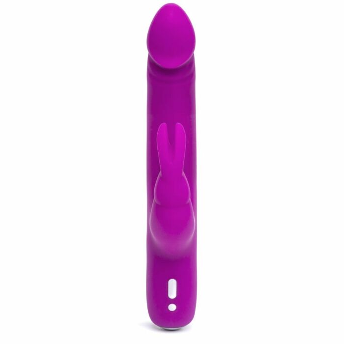 Happy rabbit realistic slimline curve rechargeable purple