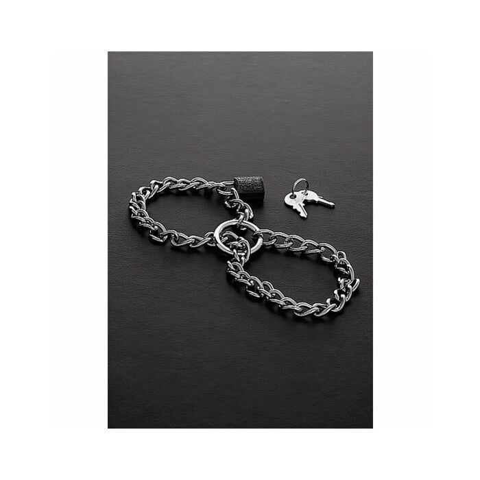 Steel chain cuffs